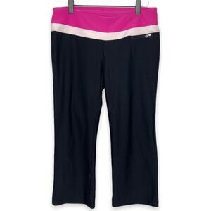 3/$20 Aerie American Eagle women's black/pink FIT Workout Crop Active Pant Small